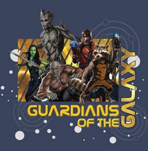 GOTG Star Map T-Shirt - Click Image to Close